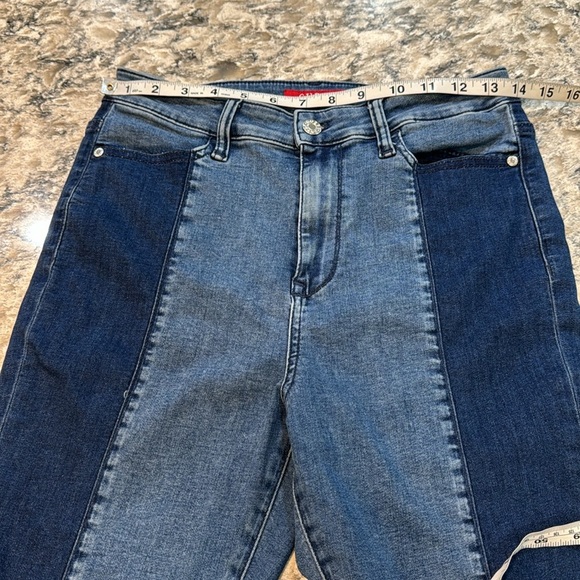 Guess | Vintage Two-Tone Colorblock High Waist Skinny Jeans Size 29 EUC 27 Long - Picture 9 of 14